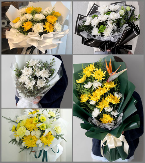 广东东莞市大岭山镇梅林村白事花束代送